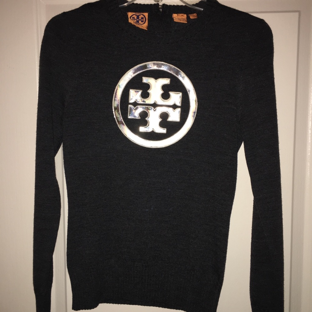 Tory Burch Gray Sweater